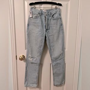 Agolde Riley long high rise jeans